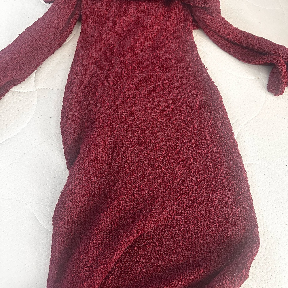 Meshki Burgundy Maxi Dress